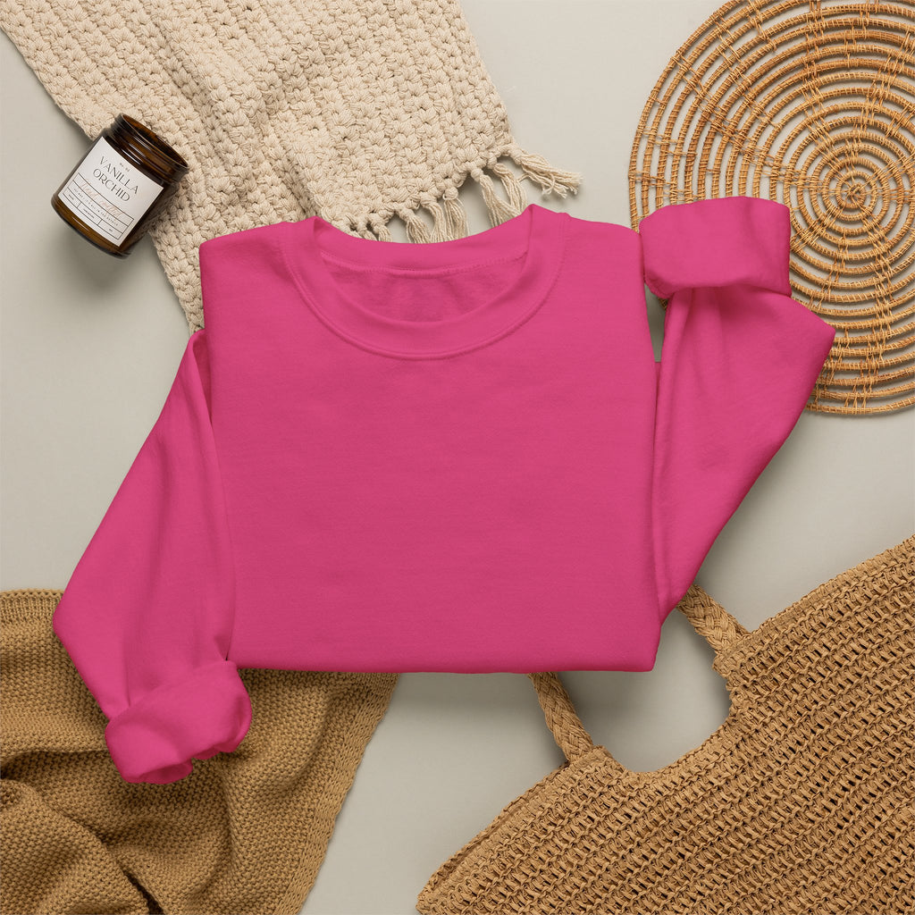 Klasik bisiklet yaka sweatshirt
