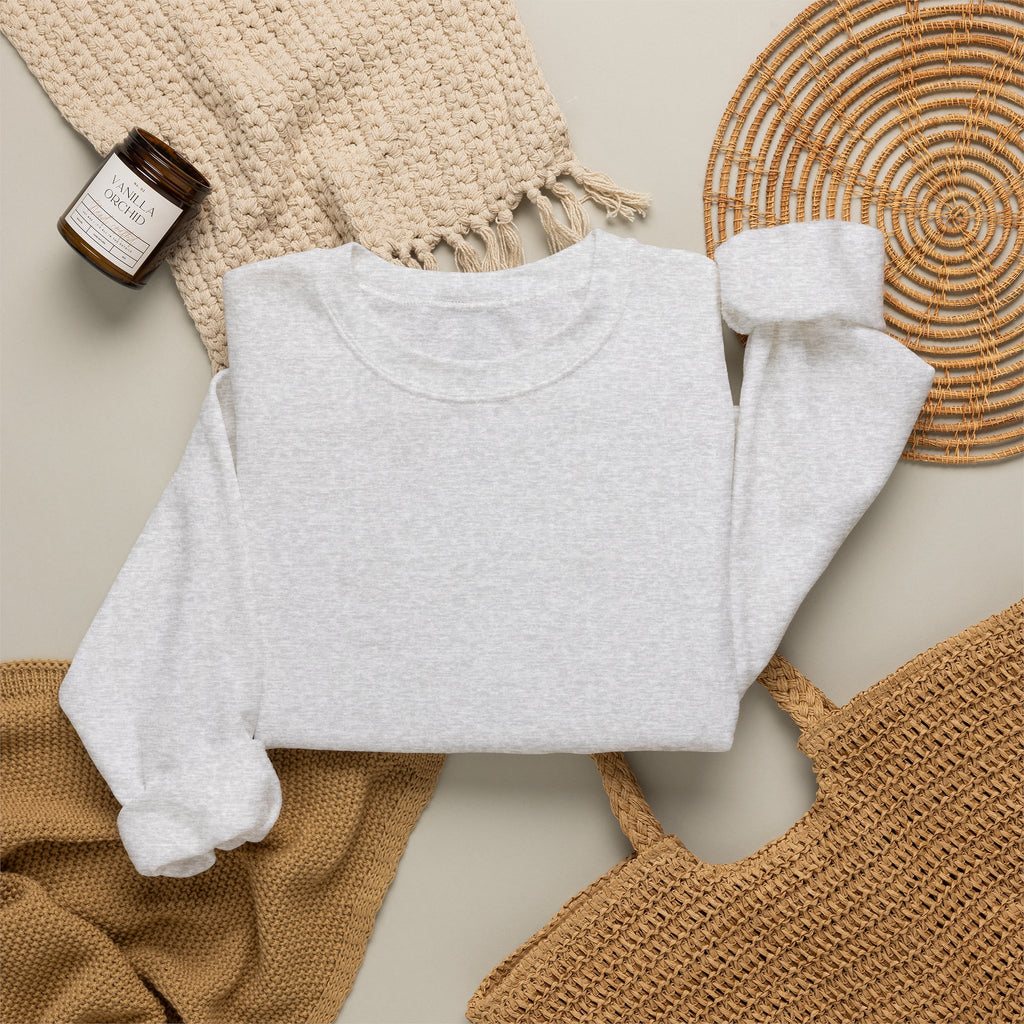 Klasik bisiklet yaka sweatshirt