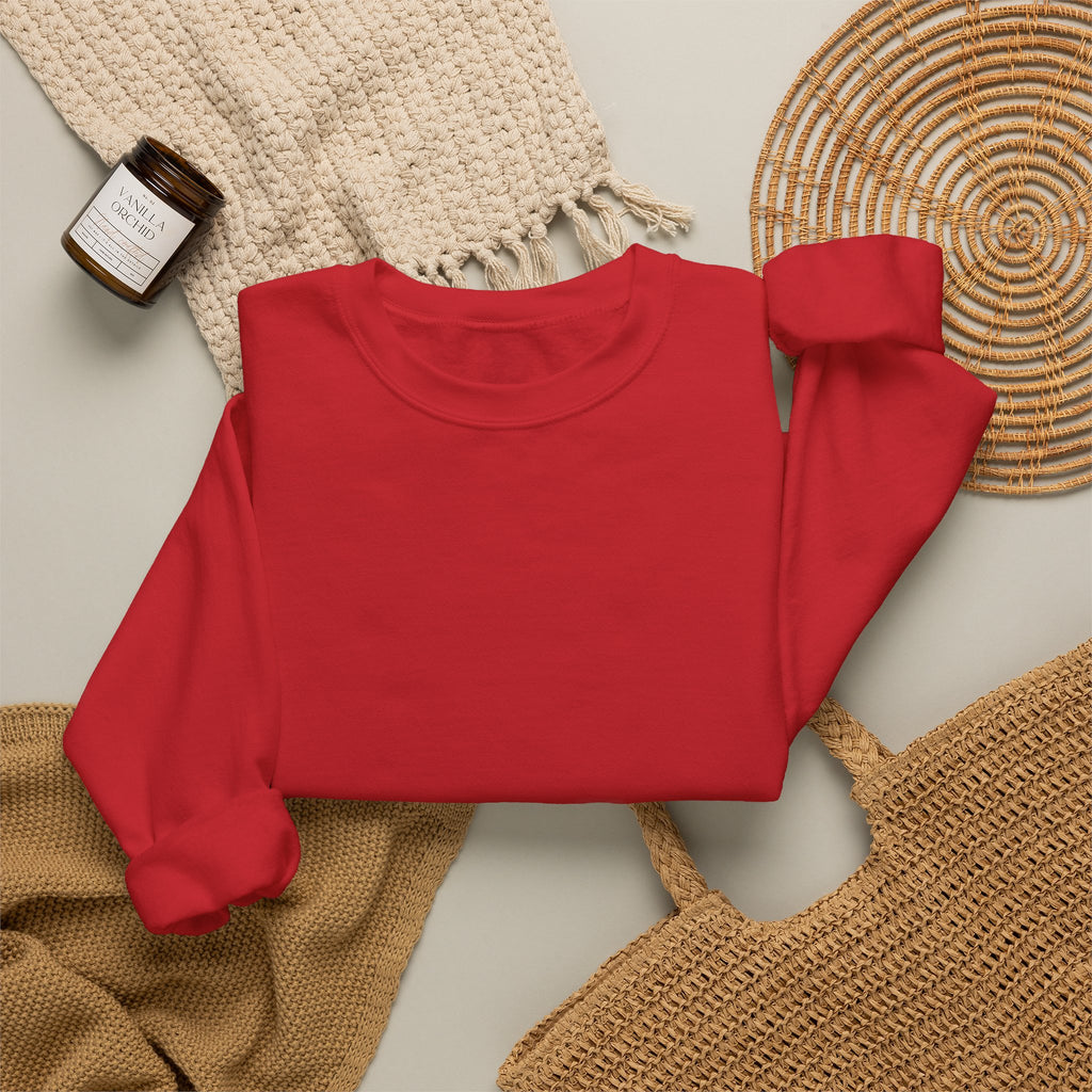 Klasik bisiklet yaka sweatshirt